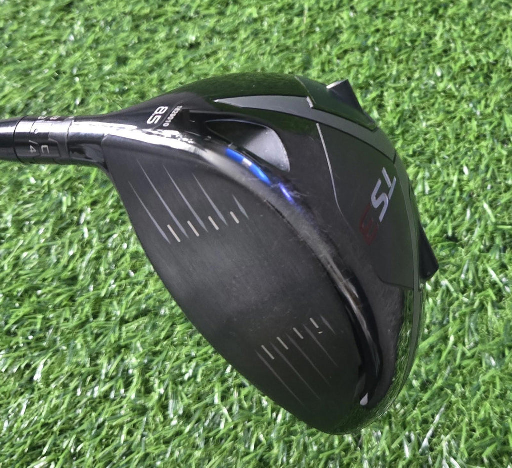 Titleist TS3 8.5° Driver Hzrdus X Stiff Graphite Shaft Tatty Headcover included