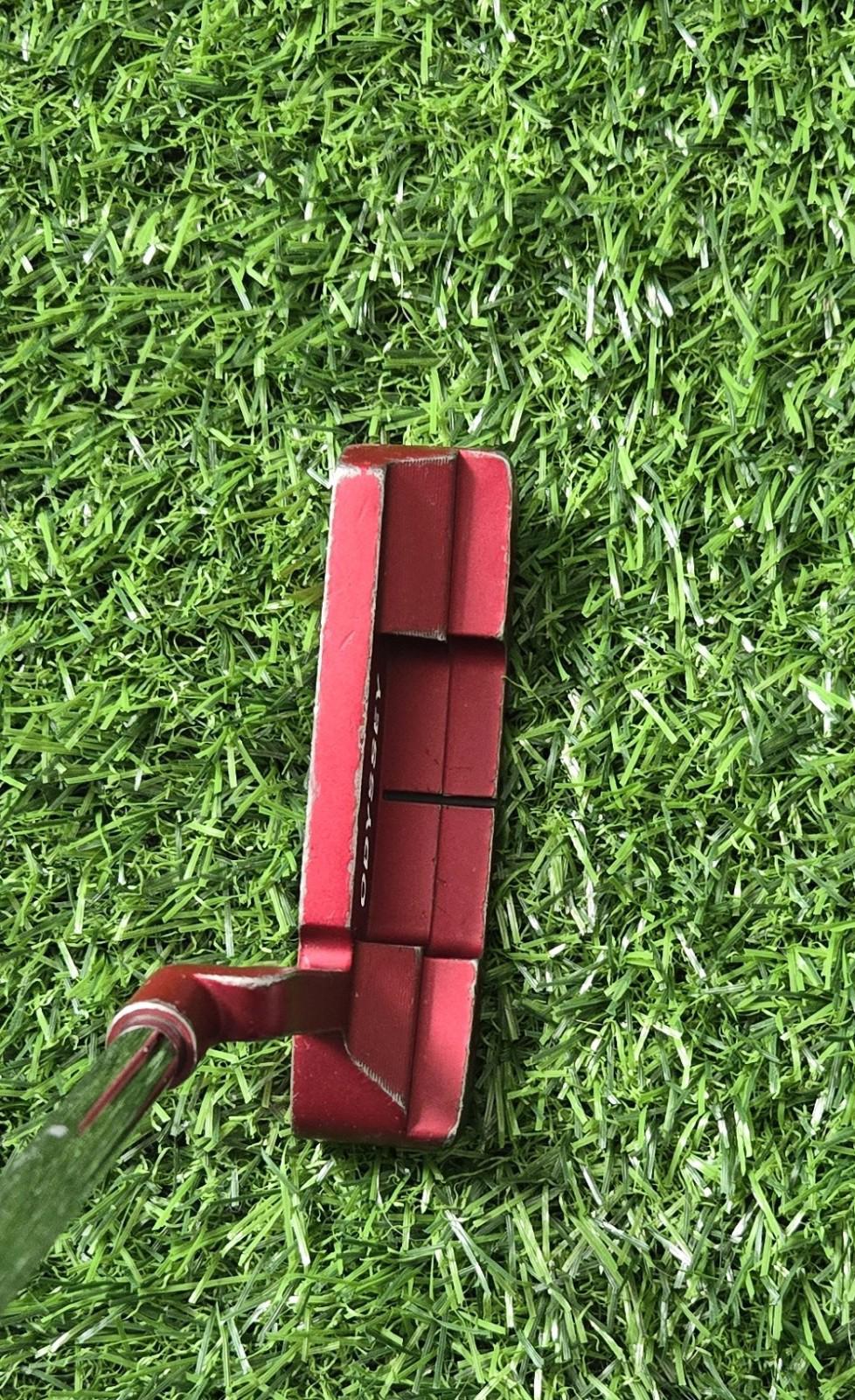 Odyssey O Works Tour Red #2 Putter Steel Shaft 34" New Super Stroke Grip