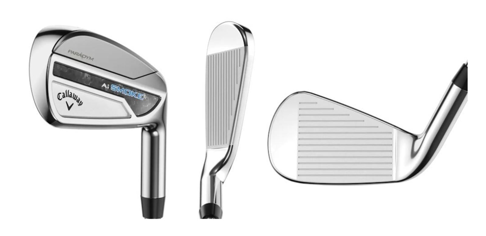 Callaway Paradym Ai Smoke Irons 6-PW Tensie 50 Reg Graphite Shafts STUNNING