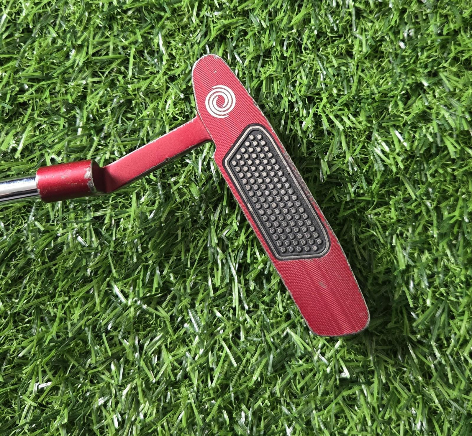 Odyssey O Works Tour Red #2 Putter Steel Shaft 34" New Super Stroke Grip