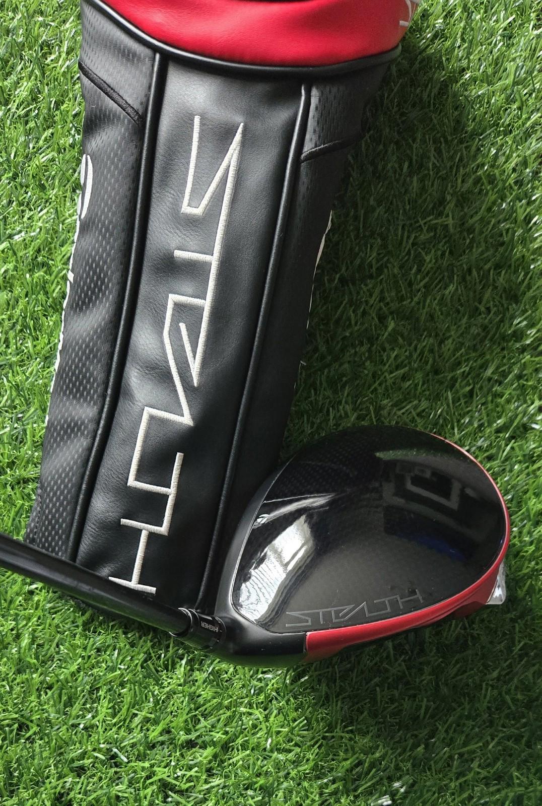 Taylormade Stealth 2 Driver 9° Tensie Red TM50 Stiff Graphite Shaft  STUNNING