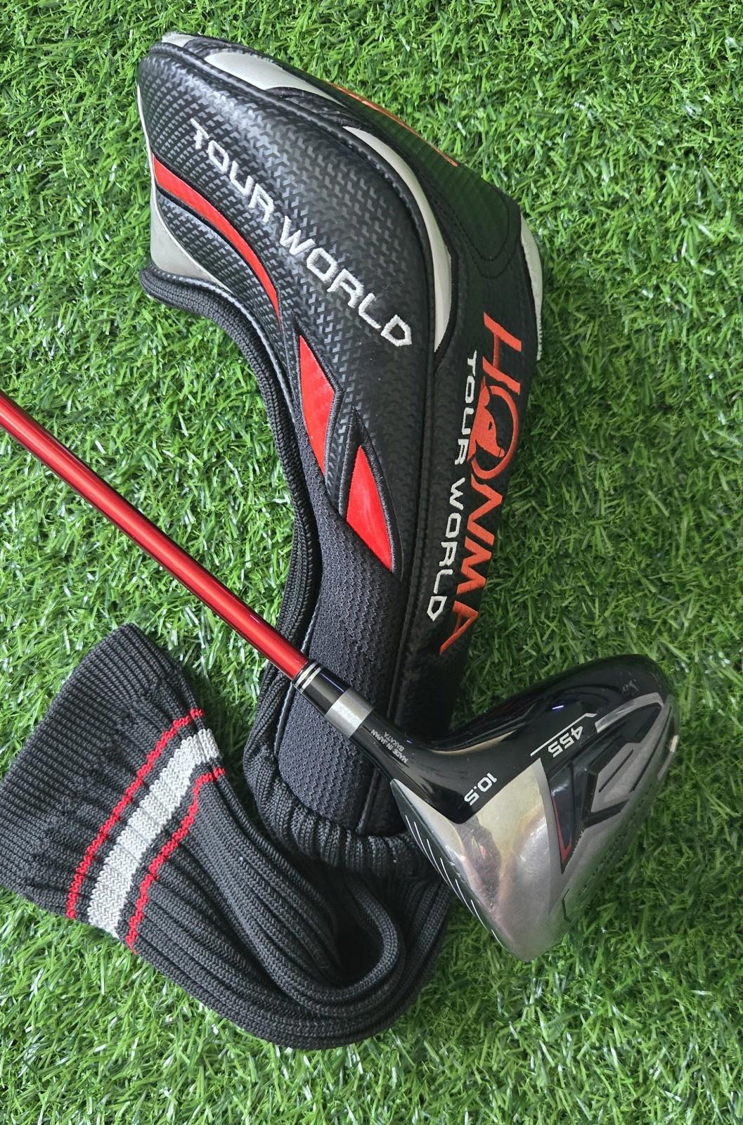 Honma Tour World TW737 455 10.5° Driver Stiff Vizard Shaft  Headcover New Grip