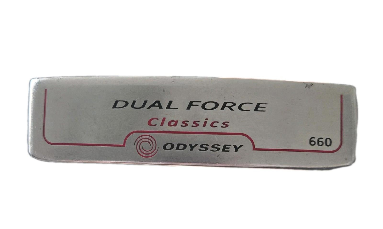 Odyssey Dual Force Classics 660 Putter 34" Right Hand New Grip Fitted