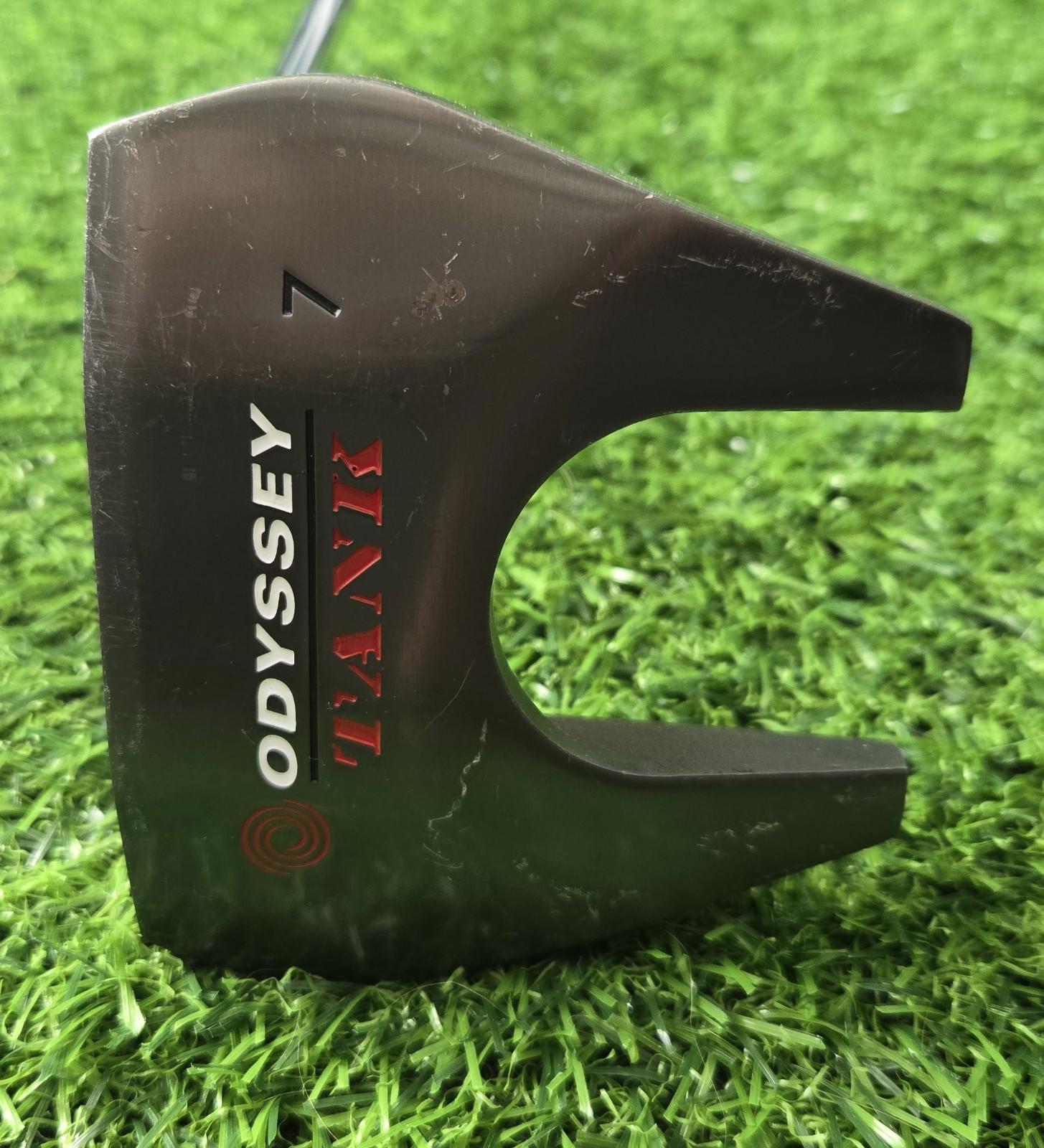 Odyssey Tank Cruiser #7 34" Right Hand Putter Brand New Grip No Headcover